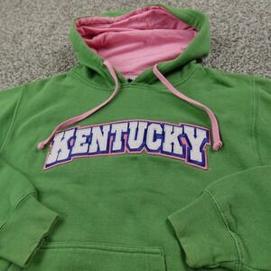 Kentucky Wildcats Hoodie Womens M Green Sweater Sweatshirt UK College Basketball